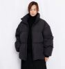 thick couple down jacket women's short casual loose warm